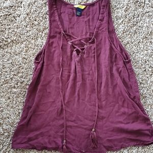 Criss Cross Strappy Tank Top